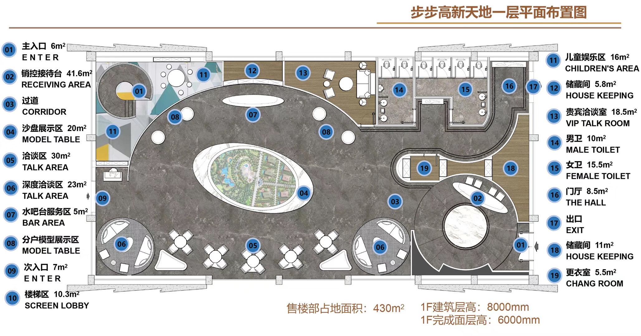 设计案例_益阳步步高售楼部