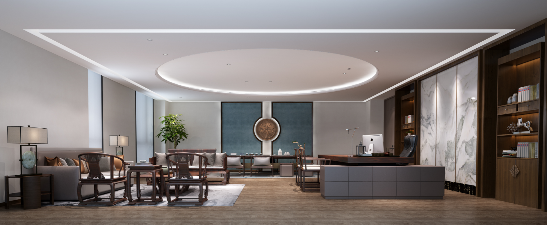 设计案例_江西省南芳大厦办公室大楼室内设计工程