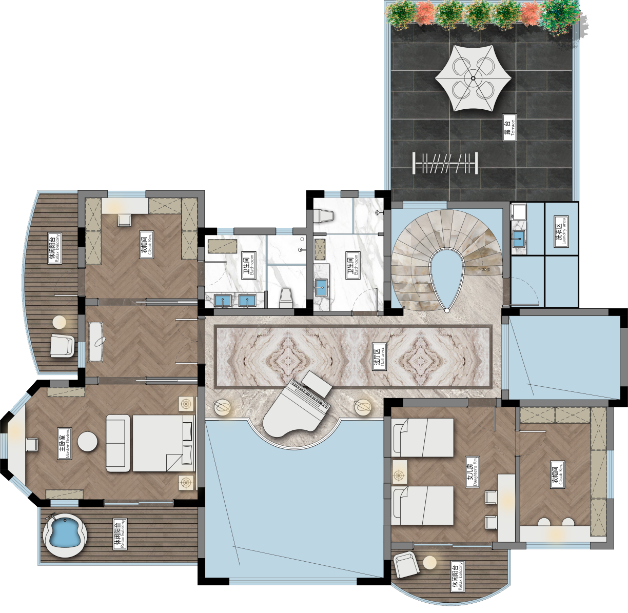 设计案例_《莱茵河畔》