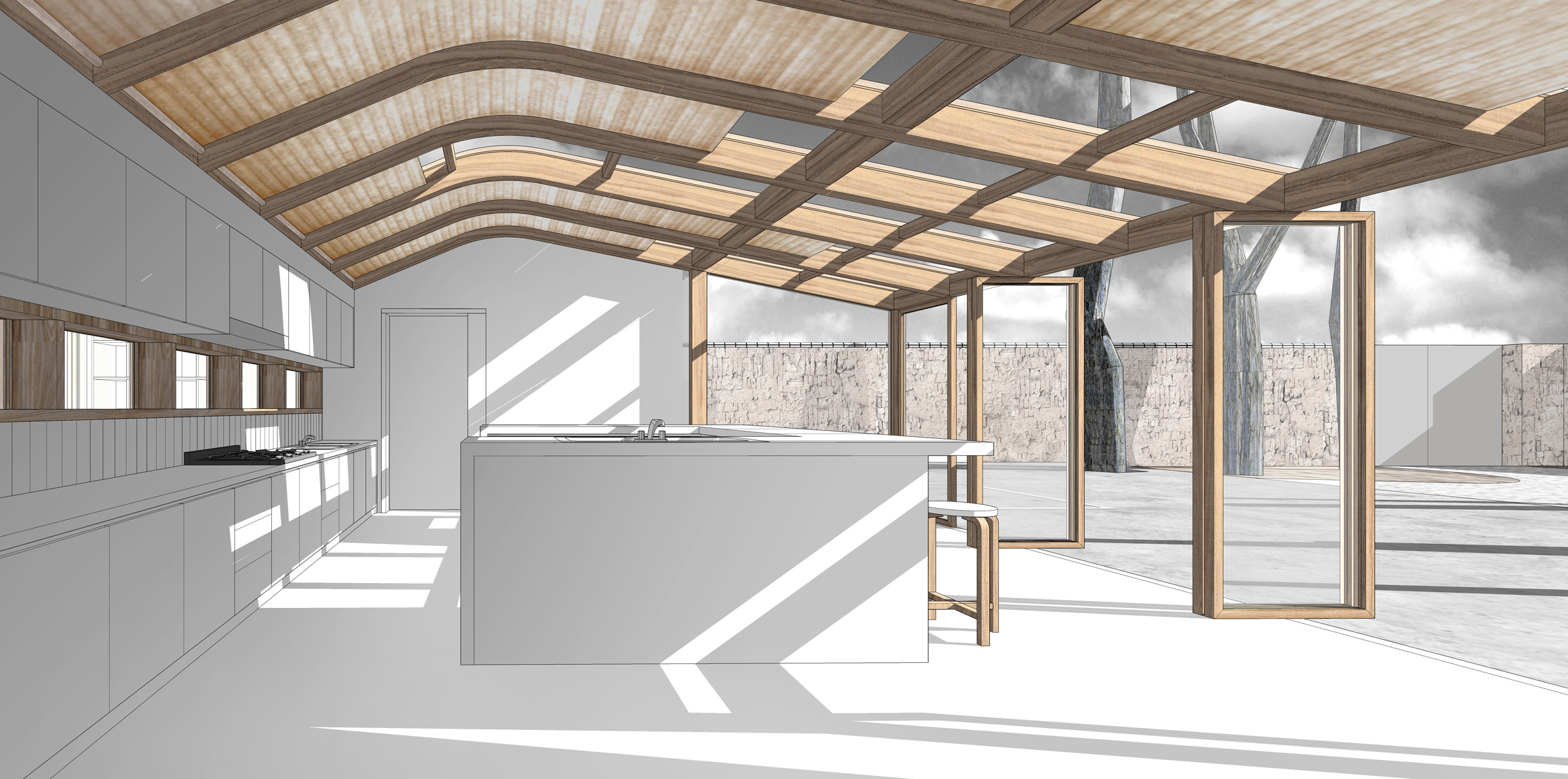 设计案例_西北院子