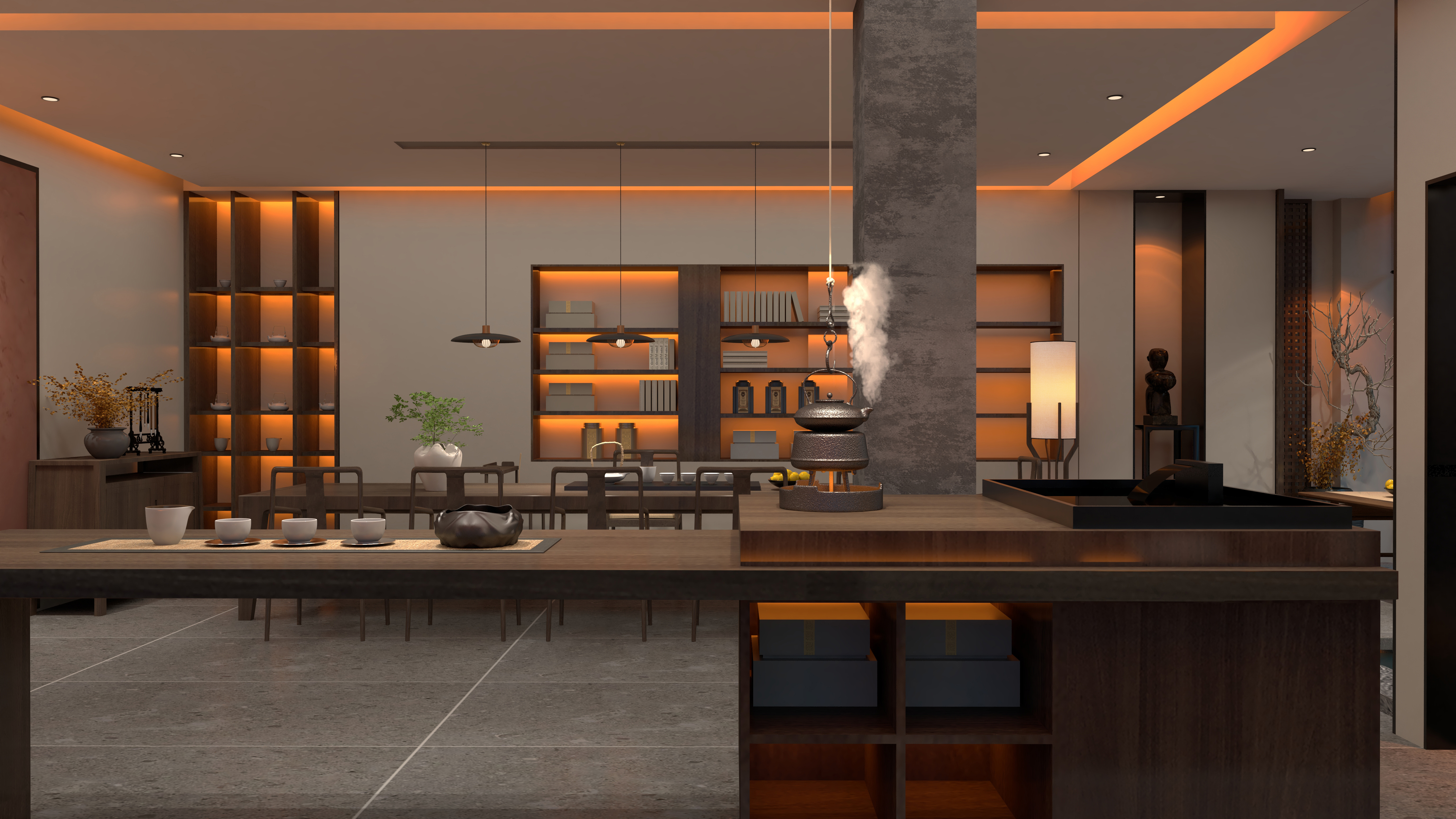 设计案例_武夷山双立茶会所