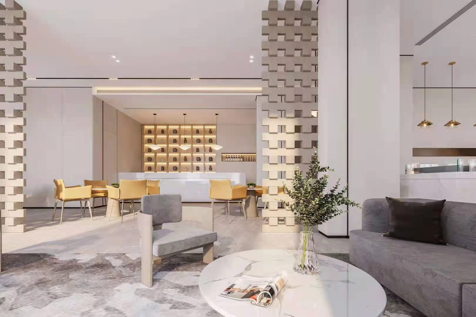 设计案例_奉诚文澜府售楼部