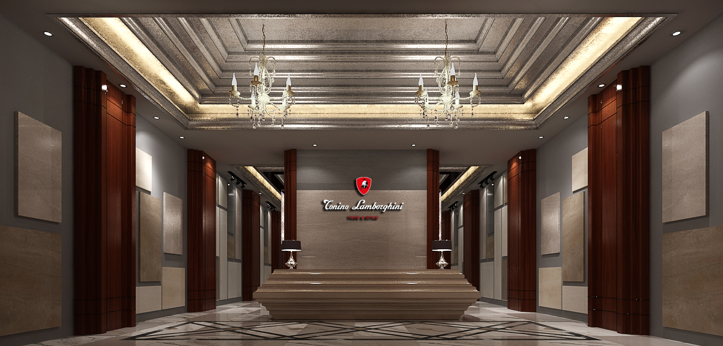 设计案例_老挝材料展厅