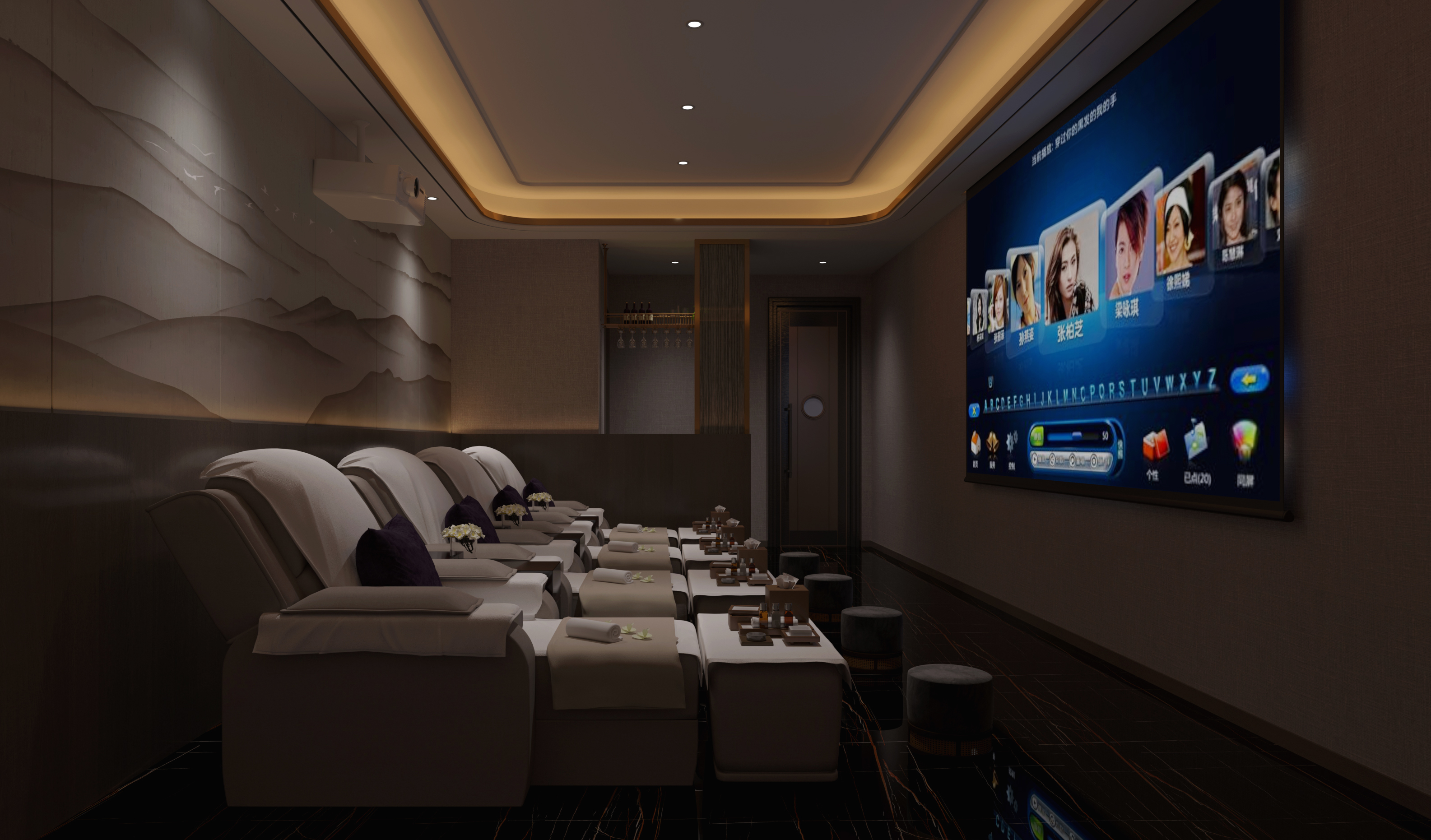 设计案例_玉和缘影院足浴