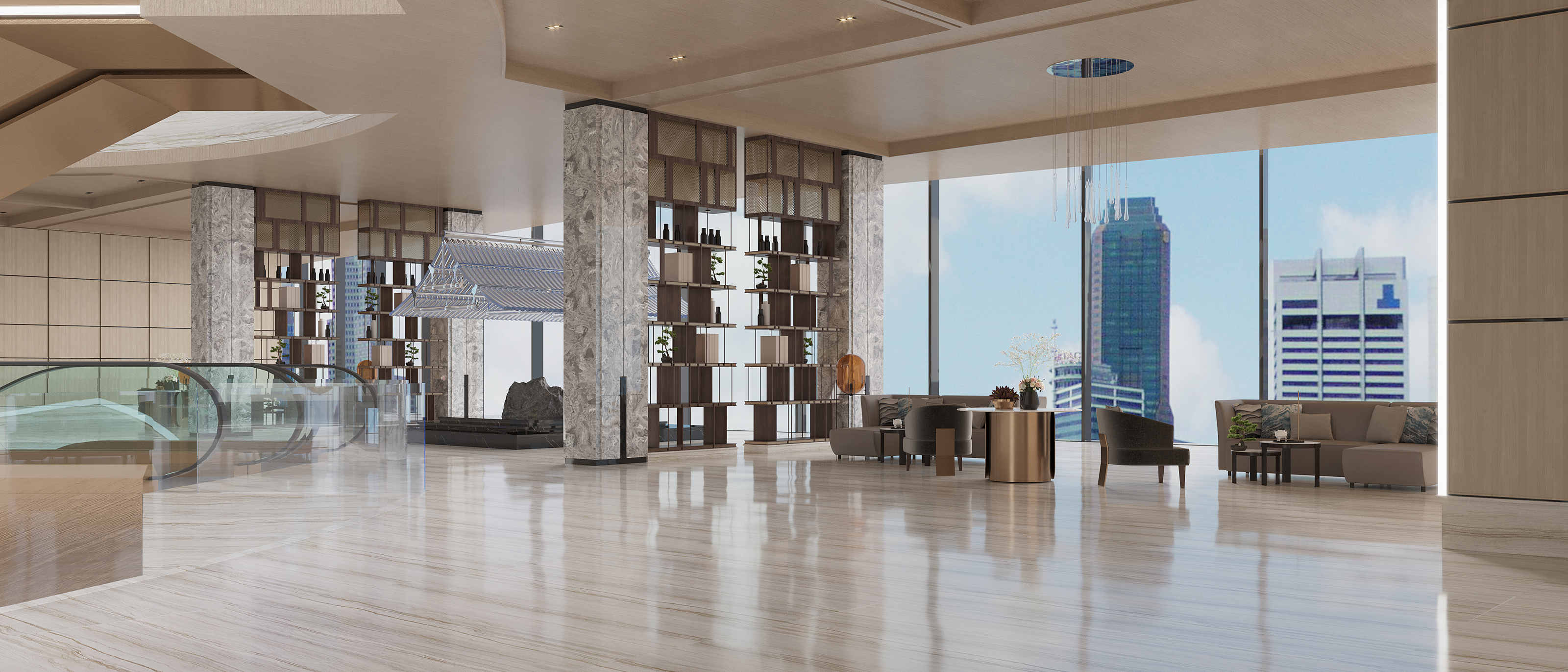 设计案例_璀璨洋河（洋河股份总部大厦（南京）精装设计）