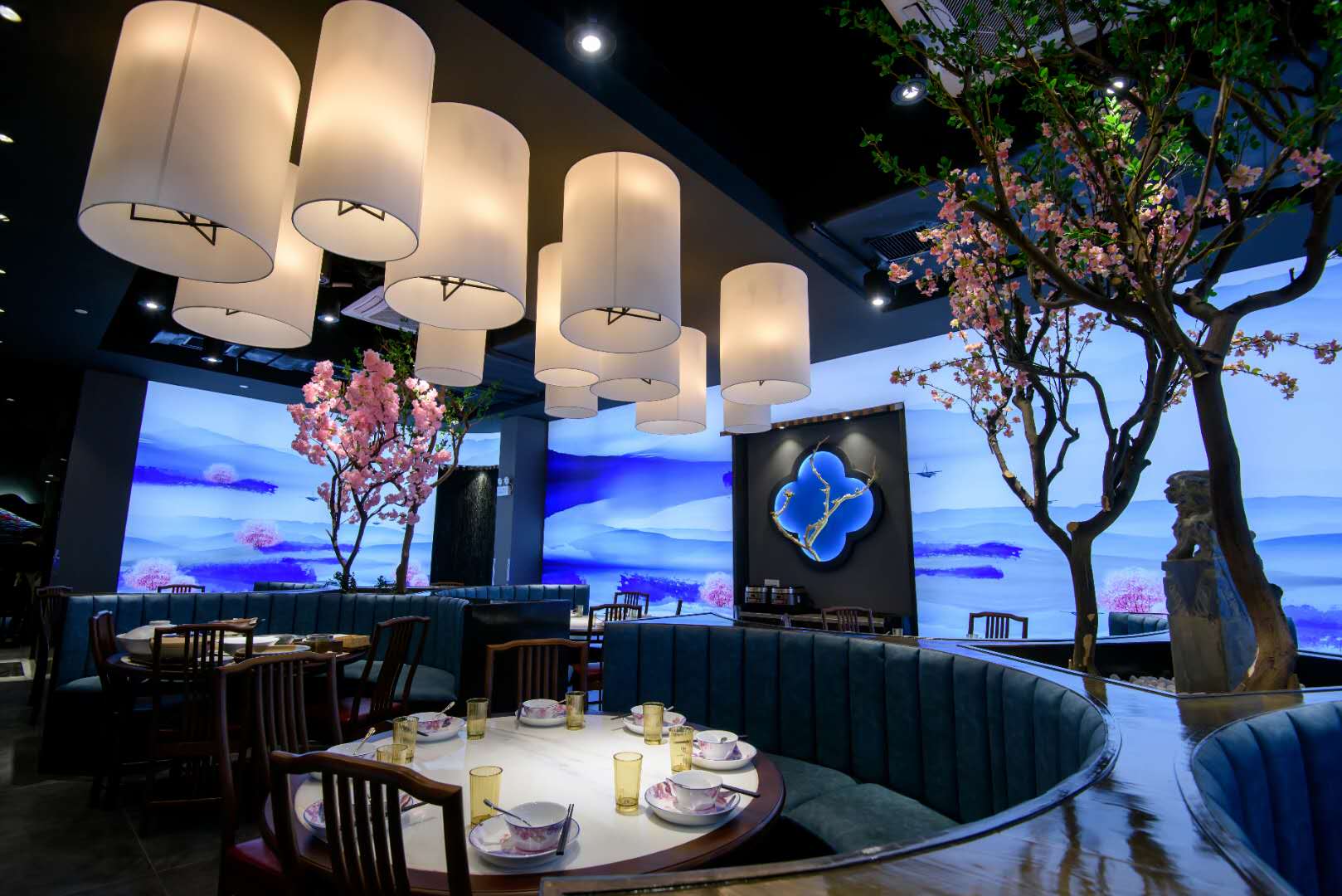 设计案例_杭州莘府餐厅 临平店