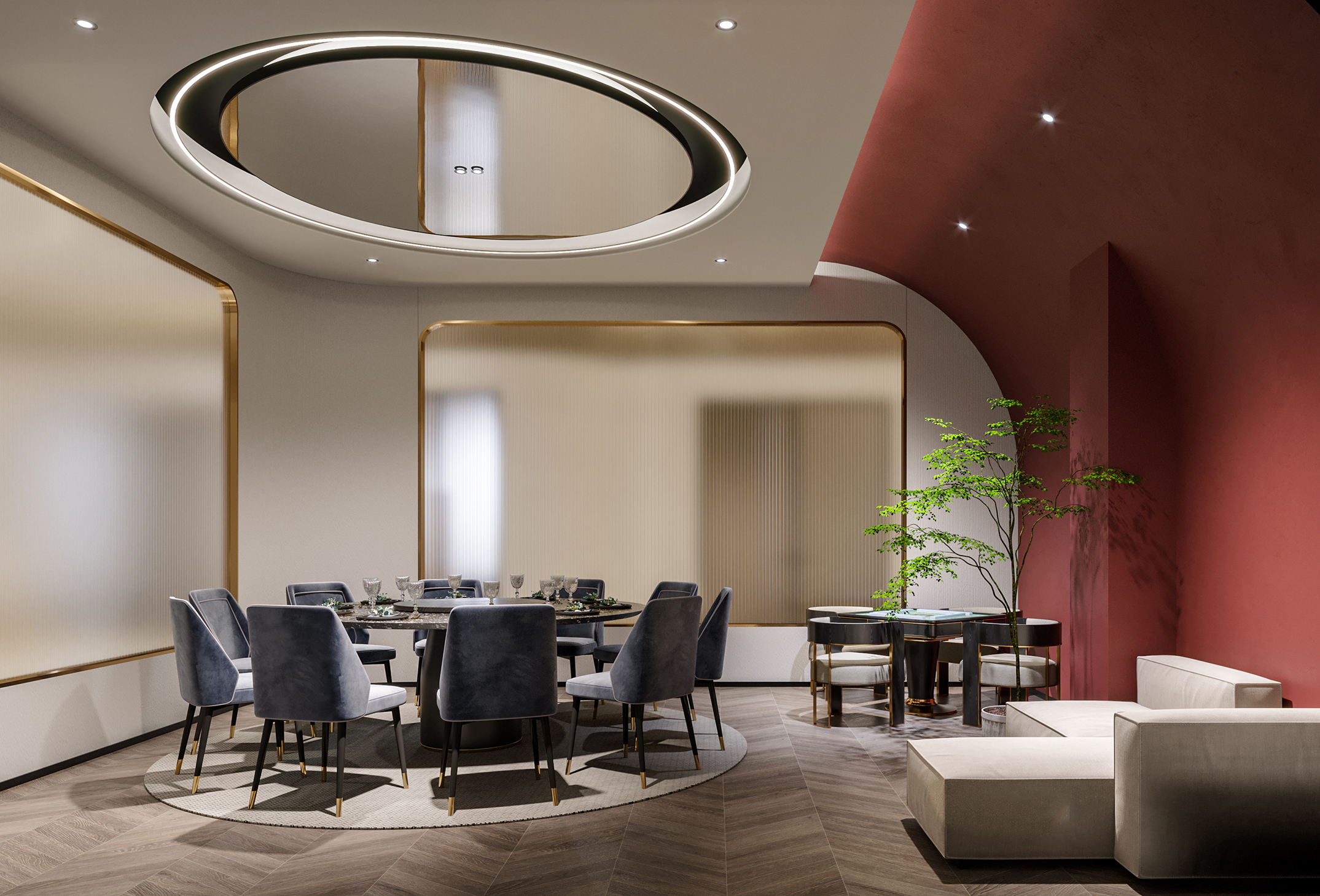 设计案例_河州之韵·融合餐厅