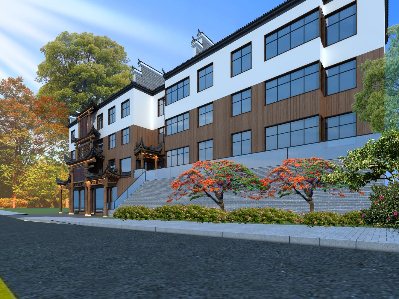 设计案例_江西总队井冈山救援基地