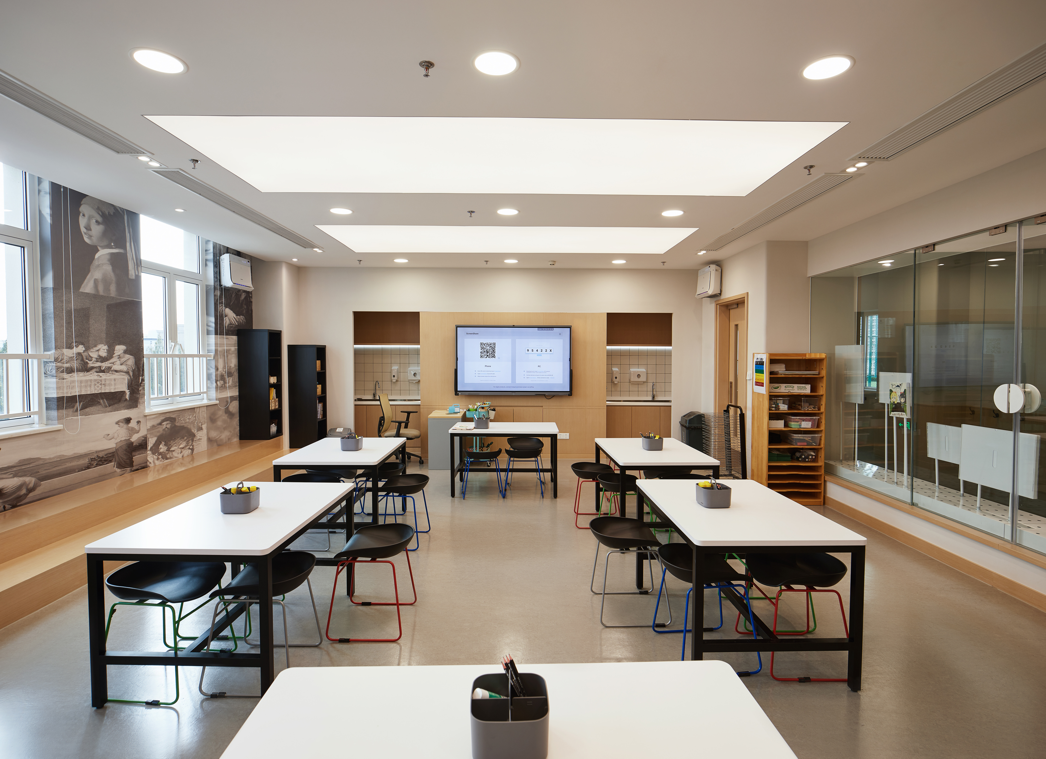 设计案例_杭州市萧山区惠立学校室内精装修工程设计