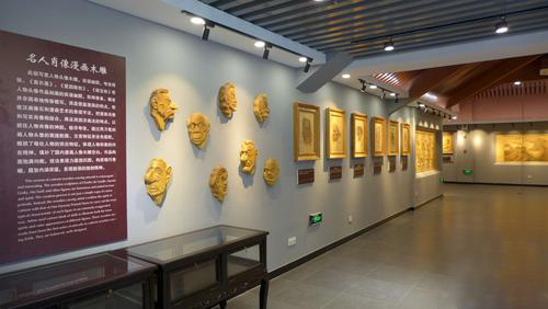 设计案例_名人雕像设计展厅